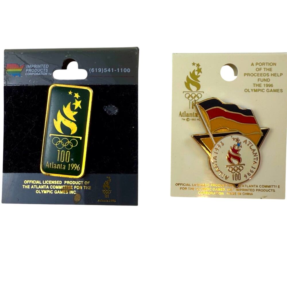 Vintage 1996 Atlanta Summer Olympics lapel pins